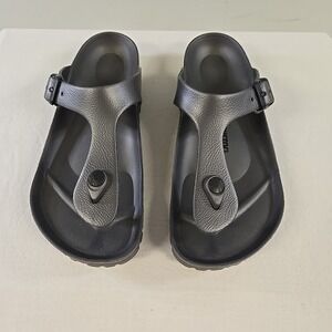 Birkenstock Gizeh EVA Sandals Woman Size 6.5 Gray Waterproof Made Germany